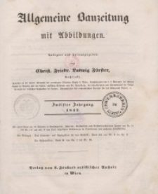 Allgemeine Bauzeitung mit Abbildungen, 1847