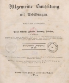 Allgemeine Bauzeitung mit Abbildungen, 1852