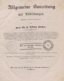 Allgemeine Bauzeitung mit Abbildungen, 1858