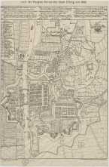 Abriss der Stadt Elbing von 1648