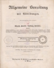 Allgemeine Bauzeitung mit Abbildungen, 1842