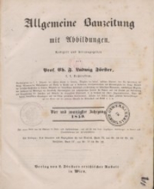 Allgemeine Bauzeitung mit Abbildungen, 1859