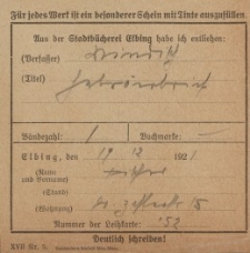 Rewers z 19.12.1921 r.