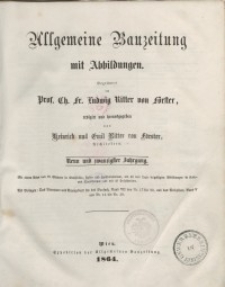 Allgemeine Bauzeitung mit Abbildungen, 1864