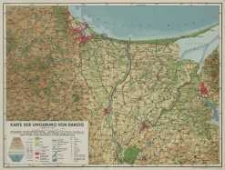 Karte der Umgebung von Danzig