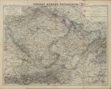 Karte von Boehmen, Maehren und Oesterreich