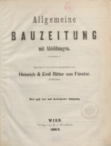 Allgemeine Bauzeitung mit Abbildungen, 1868/1869