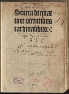 De quattuor virtutibus cardinalibus