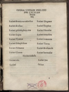 Opera Luciani philosophi Luculentissimi
