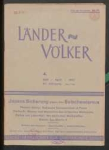 Länder und Völker, 4. Heft/April 1937