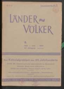 Länder und Völker, 6. Heft/Juni 1937