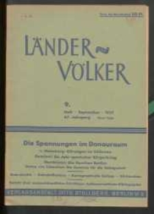 Länder und Völker, 9. Heft/September 1937