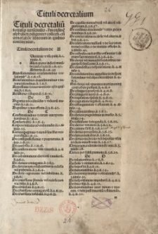 [Concordantiae Bibliae et Canonum]: Tituli decretalium totiusque iuris civilis [..].