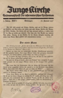 Junge Kirche, 1937/ Heft 2