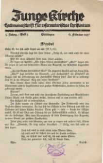 Junge Kirche, 1937, Heft 3