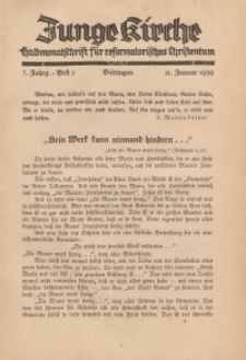Junge Kirche, 1939, Heft 2