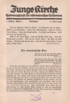 Junge Kirche, 1936, Heft 12