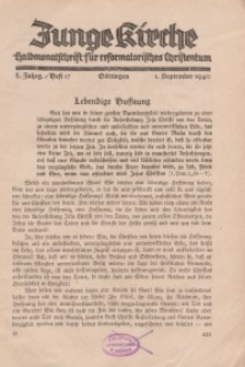Junge Kirche, 1940/ Heft 17