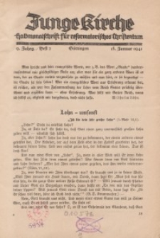 Junge Kirche, 1941/ Heft 2