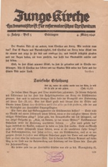 Junge Kirche, 1941/ Heft 5