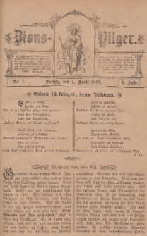 Zions-Pilger Nr. 7, 1. April 1897, 6 Jahr.