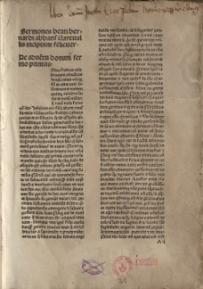 Sermones de tempore et de sanctis et de diversis