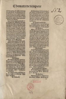 Themata de tempore [Quaestiones evangeliorum de tempore et de sanctis et Flos theologiae]