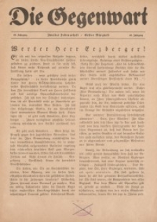 Die Gegenwart: Wochenschrift für Literatur, Kunst, Leben, 49. Jahrgang, 1920, [H. 7/8]