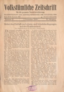 Volkstümliche Zeitschrift für die gesamte Sozialversicherung, 35. Jahrgang, 1929, H. 21