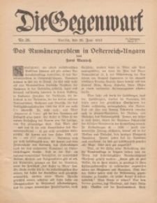 Die Gegenwart: Wochenschrift für Literatur, Kunst, Leben, 44. Jahrgang, 1915, H. 26
