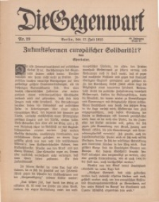 Die Gegenwart: Wochenschrift für Literatur, Kunst, Leben, 44. Jahrgang, 1915, H. 29