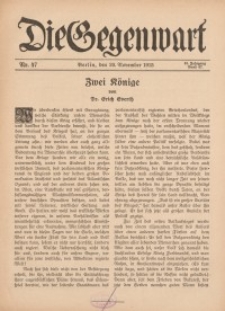 Die Gegenwart: Wochenschrift für Literatur, Kunst, Leben, 44. Jahrgang, 1915, H. 47