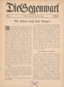 Die Gegenwart: Wochenschrift für Literatur, Kunst, Leben, 45. Jahrgang, 1916, H. 4