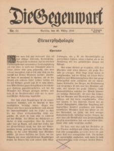 Die Gegenwart: Wochenschrift für Literatur, Kunst, Leben, 45. Jahrgang, 1916, H. 13