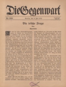 Die Gegenwart: Wochenschrift für Literatur, Kunst, Leben, 45. Jahrgang, 1916, H. 28/29