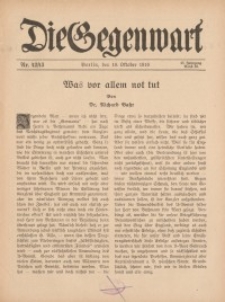 Die Gegenwart: Wochenschrift für Literatur, Kunst, Leben, 45. Jahrgang, 1916, H. 42/43