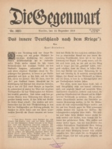 Die Gegenwart: Wochenschrift für Literatur, Kunst, Leben, 45. Jahrgang, 1916, H. 50/51