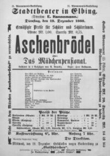 Aschenbrödel oder: Das Mädchenpensionat - Benedix Roderich