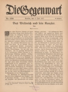 Die Gegenwart: Wochenschrift für Literatur, Kunst, Leben, 46. Jahrgang, 1917, H. 25/26