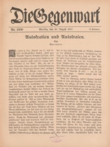Die Gegenwart: Wochenschrift für Literatur, Kunst, Leben, 46. Jahrgang, 1917, H. 29/30