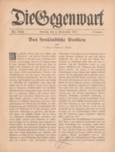 Die Gegenwart: Wochenschrift für Literatur, Kunst, Leben, 46. Jahrgang, 1917, H. 31/32