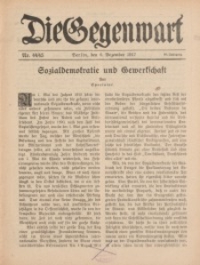 Die Gegenwart: Wochenschrift für Literatur, Kunst, Leben, 46. Jahrgang, 1917, H. 44/45