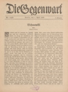 Die Gegenwart: Wochenschrift für Literatur, Kunst, Leben, 47. Jahrgang, 1918, H. 11/12