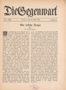 Die Gegenwart: Wochenschrift für Literatur, Kunst, Leben, 47. Jahrgang, 1918, H. 17/18