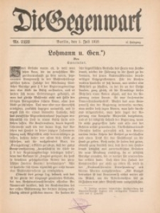 Die Gegenwart: Wochenschrift für Literatur, Kunst, Leben, 47. Jahrgang, 1918, H. 21/22