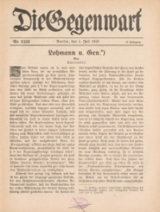 Die Gegenwart: Wochenschrift für Literatur, Kunst, Leben, 47. Jahrgang, 1918, H. 21/22