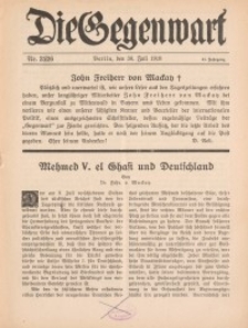 Die Gegenwart: Wochenschrift für Literatur, Kunst, Leben, 47. Jahrgang, 1918, H. 25/26