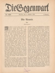 Die Gegenwart: Wochenschrift für Literatur, Kunst, Leben, 47. Jahrgang, 1918, H. 33/34