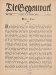 Die Gegenwart: Wochenschrift für Literatur, Kunst, Leben, 47. Jahrgang, 1918, H. 37/38