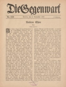 Die Gegenwart: Wochenschrift für Literatur, Kunst, Leben, 47. Jahrgang, 1918, H. 37/38